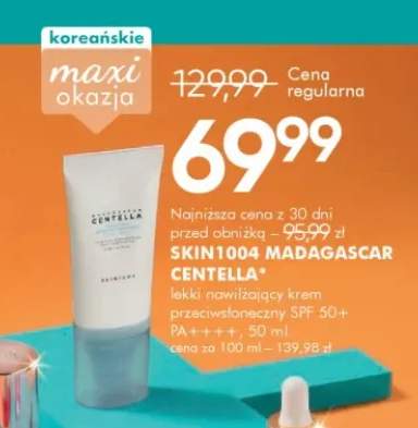 Krem przeciwsłoneczny Skin1004 Madagascar Centella SPF 50+
