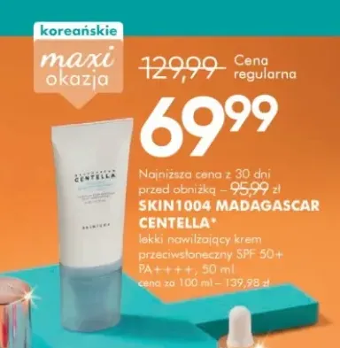 Krem przeciwsłoneczny Skin1004 Madagascar Centella SPF 50+