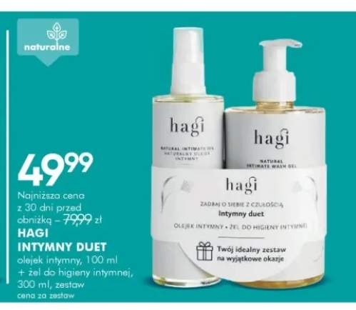 Zestaw kosmetyków do higieny intymnej Hagi Intymny Duet