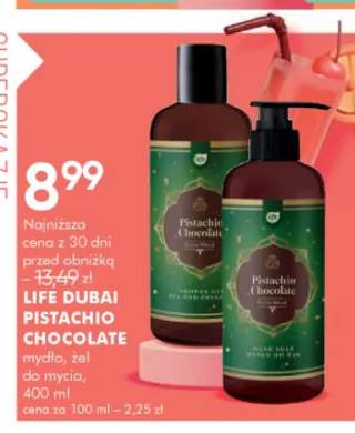 Żel pod prysznic Life Dubai Pistachio Chocolate +1 wariant