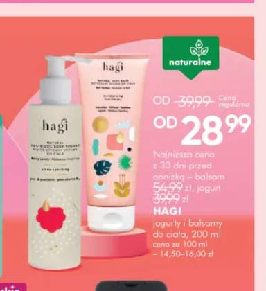Balsam do ciała Hagi +1 wariant