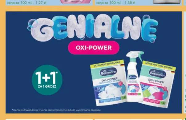 Odplamiacz do bieli Dr. Beckmann Oxi-Power +1 wariant