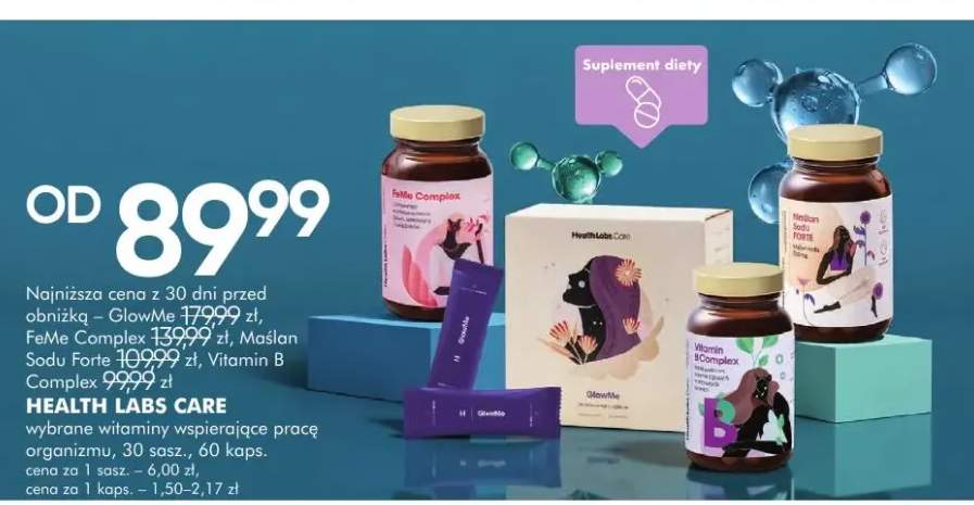 Witaminy Health Labs Care +4 warianty