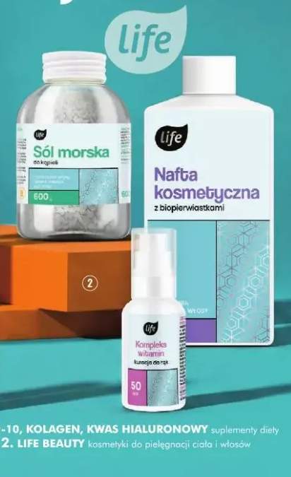 Sól morska do kąpieli Life +2 warianty