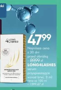 Serum przyspieszające wzrost brwi Long4Lashes