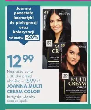 Kosmetyki do pielęgnacji i koloryzacji włosów Joanna +2 warianty