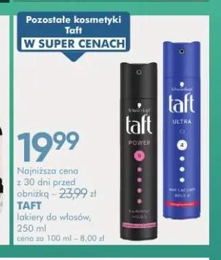 Lakier do włosów Taft Power 5 +1 wariant