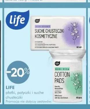 Suche chusteczki kosmetyczne Life +1 wariant
