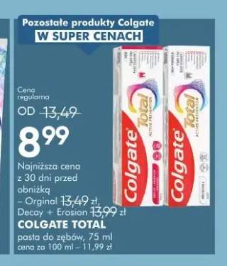Pasta do zębów Colgate Total Original +1 wariant