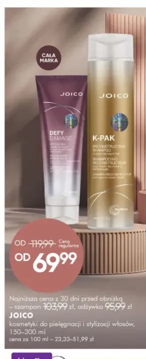 Odżywka do włosów Joico Defy Damage +1 wariant