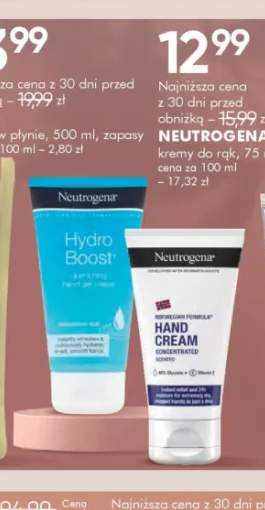 Krem do rąk Hydro Boost Neutrogena +1 wariant
