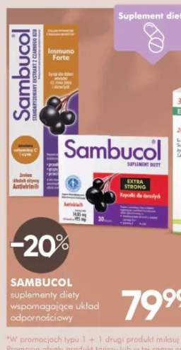 Suplement diety Immuno Forte Sambucol +1 wariant