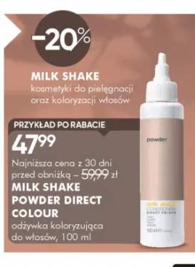 Odżywka koloryzująca do włosów Powder Direct Colour Milk Shake