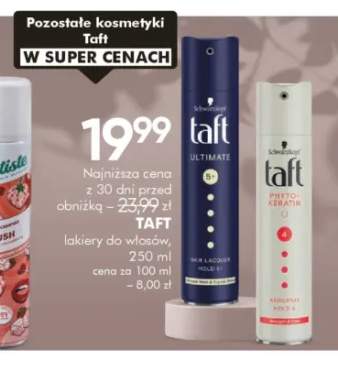 Lakier do włosów Ultimate Taft +1 wariant