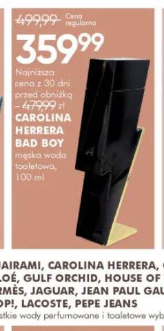 Męska woda toaletowa Carolina Herrera Bad Boy