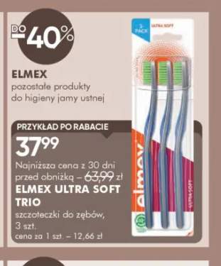 Szczoteczki do zębów Ultra Soft Trio Elmex