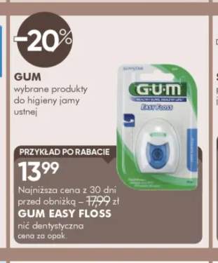 Nić dentystyczna Easy Floss GUM