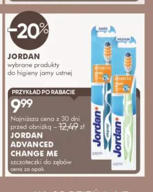 Szczoteczki do zębów Advanced Change Me Jordan