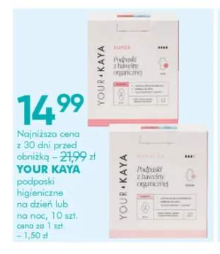 Podpaski higieniczne na dzień Your Kaya +1 wariant