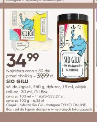 Sól do kąpieli Sio Gilu +3 warianty