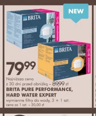 Wymienne filtry do wody Brita Pure Performance +1 wariant