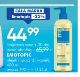 Olejek myjący do kąpieli Emotopic