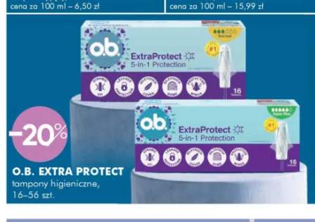 Tampony higieniczne o.b. Extra Protect