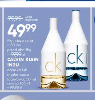 Woda toaletowa damska Calvin Klein IN2U +1 wariant