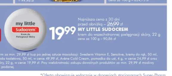 Krem do wszechstronnej pielęgnacji skóry My Little Sudocrem