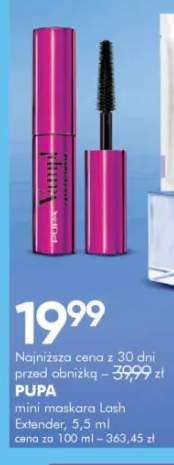 Mini maskara Lash Extender Pupa