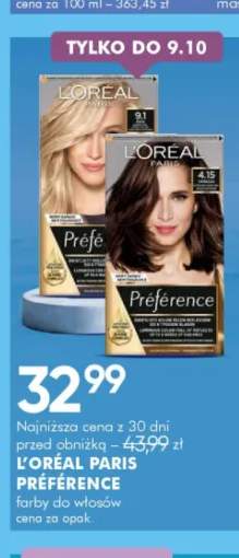 Farba do włosów Préférence L'Oréal Paris