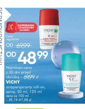 Antyperspirant roll-on Vichy +1 wariant