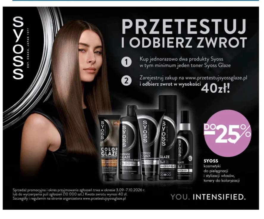 Kosmetyki do pielęgnacji i stylizacji włosów, tonery do koloryzacji Syoss