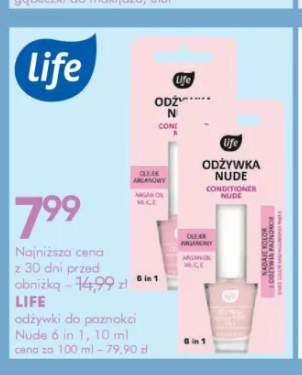 Odżywka do paznokci Nude 6 in 1 Life
