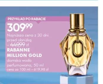 Woda perfumowana damska Rabanne Million Gold