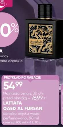 Damsko-męska woda perfumowana Lattafa Qaed Al Fursan