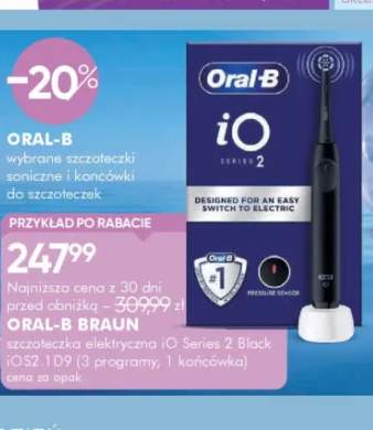 Szczoteczka elektryczna iO Series 2 Black iOS2,1D9 Oral-B Braun