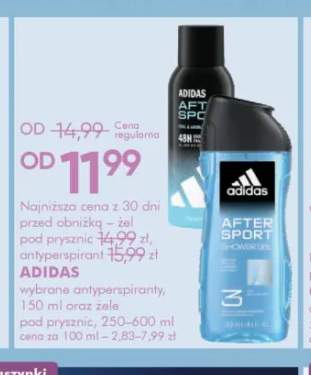Antyperspirant w sprayu Adidas After Sport +1 wariant