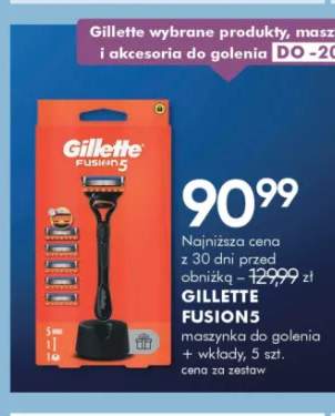 Maszynka do golenia + wkłady Gillette Fusion5 5 szt.