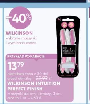 Maszynki do brwi i twarzy Wilkinson Intuition Perfect Finish 3 szt.