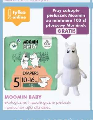 Pieluszki ekologiczne hipoalergiczne dla dzieci Moomin Baby +1 wariant
