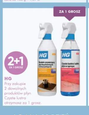 Środek czyszczący płyt kuchennych HG +1 wariant