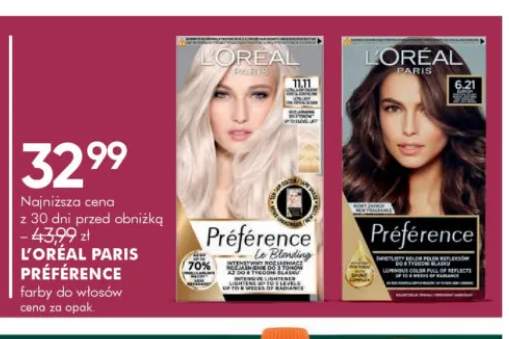 Farba do włosów Préférence Le Blonding 11,11 l'Oréal Paris +1 wariant