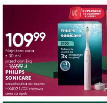 Szczoteczka soniczna HX4021/03 różowa Philips Sonicare