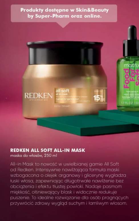 Maska do włosów Redken All Soft All-in Mask