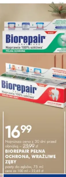 Pasta do zębów Biorepair Pełna ochrona +1 wariant