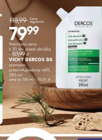 Szampon przeciwłupieżowy refill Vichy Dercos DS