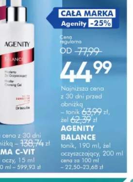 Tonik Agenity Balance +1 wariant