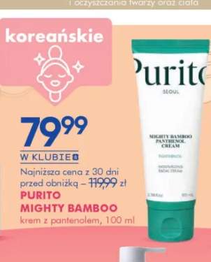 Krem z pantenolem Purito Mighty Bamboo