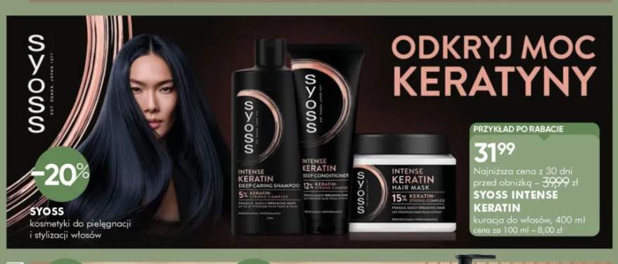 Syoss Intense Keratin kuracja do włosów